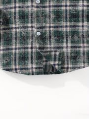 Boys Plaid Shirts Long Sleeve Button Down Tops Spring Fall Outwear
