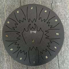 6" 13-Tone Flame Steel Tongue Drum Percussion Instrument