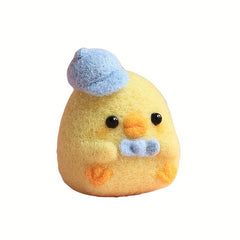 Wool Felt Duck DIY Material Package - Creative Gift or Ornament Pendant