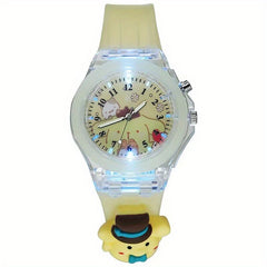 Silicone LED Cartoon Animation Kids Watch Quartz Watch