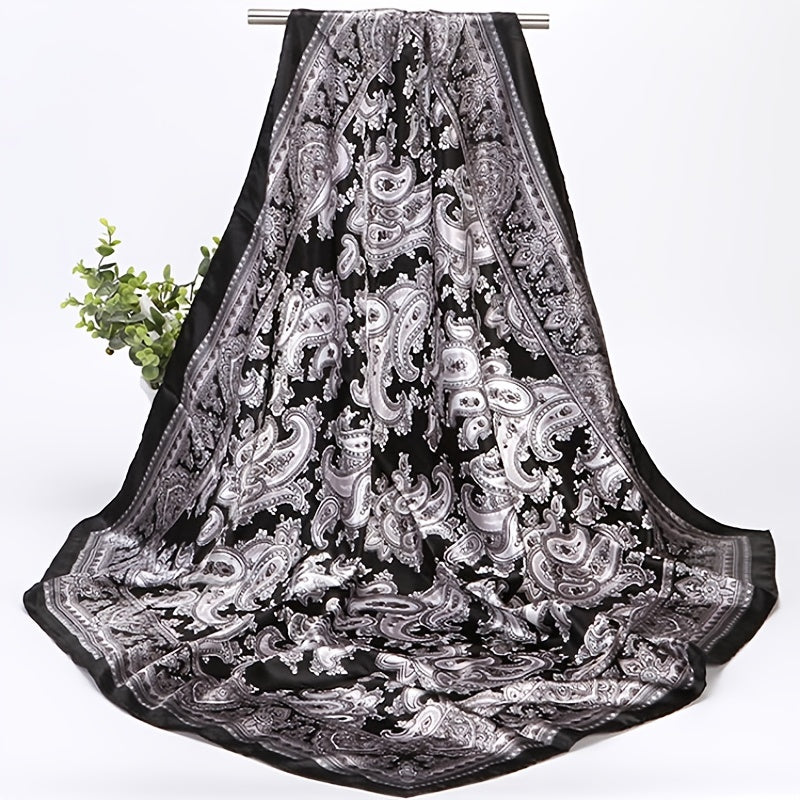 Vintage Silk Waist Fruit Print Bandana