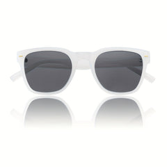 OUWEN Classic Small Square Polarized Sunglasses For Men Retro Mixed Sun Glasses