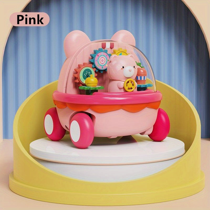 Colorful Animal Puzzle Sliding Car for Kids