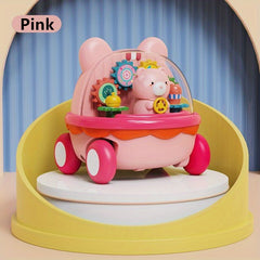Colorful Animal Puzzle Sliding Car for Kids