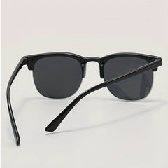 Y2K Half Frame Sunglasses Sun Protection Party Gift Travel Accessories