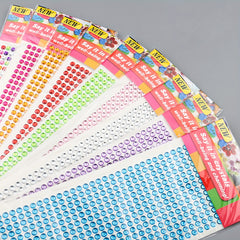 504 Decorative Diamond Stickers DIY Photo Album Acrylic Car Drill Stickers