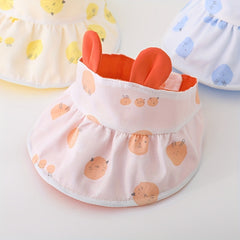 Cute Animal Sunshade Baby Hat with Empty Top