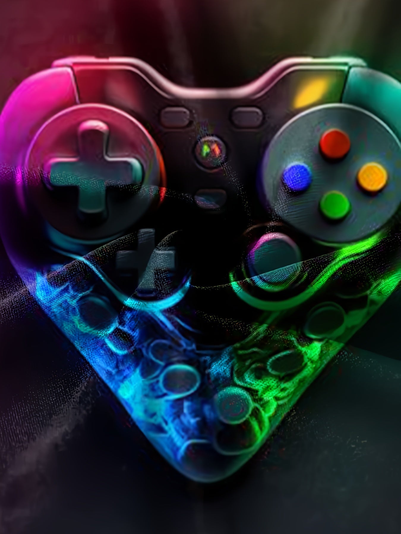 Heart Shape Gamepad 3D Print Boy's Short Sleeve T-shirt