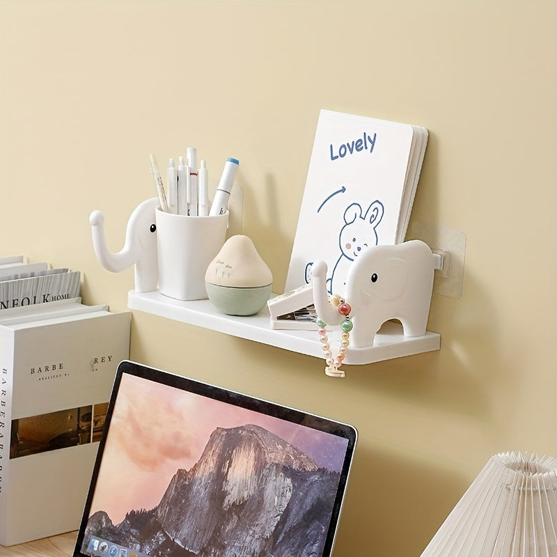 Elephant Storage Rack Wall Hanging Storage Shelf