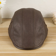 Adjustable Ear Protection Newsboy Cap For Men Women Spring Autumn