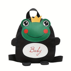 Cute Cartoon Frog Backpack for Kids, Lightweight Portable Schoolbag