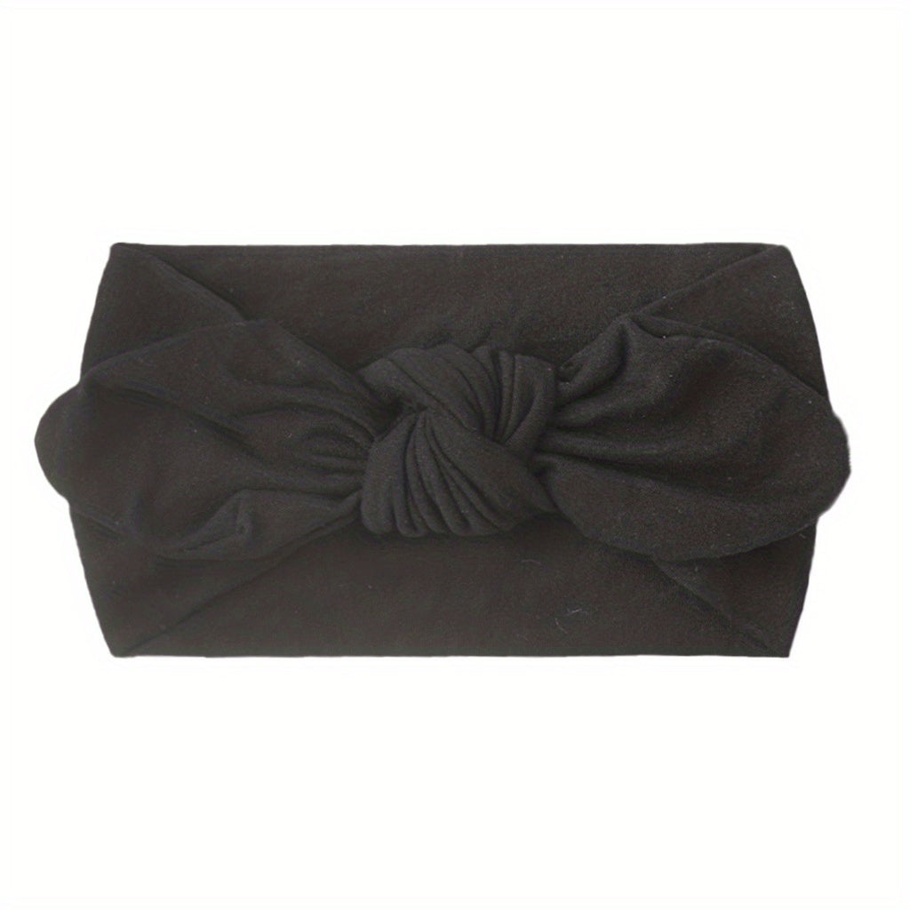 Cartoon Bow Soft Nylon Headband for Baby Girls