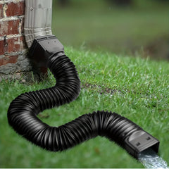 Set of 2 Rain Gutter Drain Extenders, 21-60 Inches, Corrosion Resistant