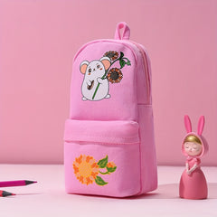 Girl Heart Canvas Pencil Case Large Capacity Cartoon Anime Opening Season Gift