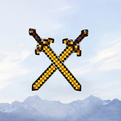2pcs Pixel Style Inflatable Sword Fun Party Toys