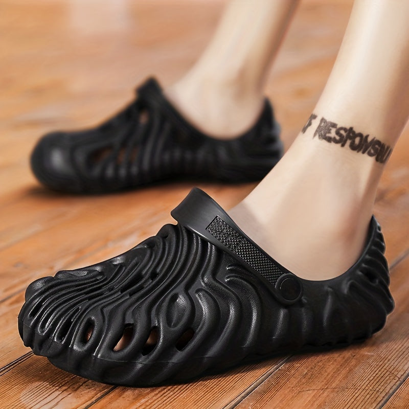 Men's Closed Toe Slip-on Clogs Soft Sole Sandals