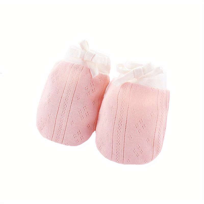 Adjustable Breathable Mesh Mittens For Newborn Infants