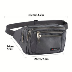 Outdoor Oxford Cloth Shoulder Bag Gray