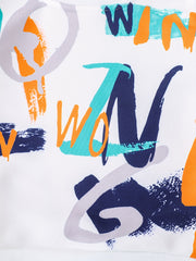 Boys Crew Neck Sweatshirt Alphabet Print