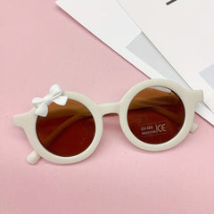 Girls Round Frame Sunglasses UV Protection Summer Kids Accessories
