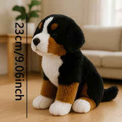 Soft Beresford Stuffed Dog Plush Toy & Collar Expressive Eyes Plush Material
