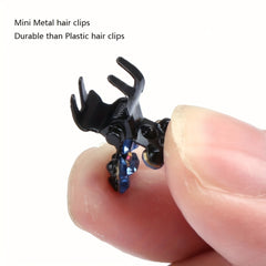 50pcs Mini Flower Rhinestone Hair Clips Set - Perfect Holiday Gift