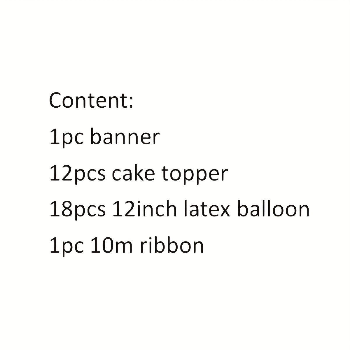 32pc Donut Birthday Party Set Pull Flag Cake Insert Balloon Supplies