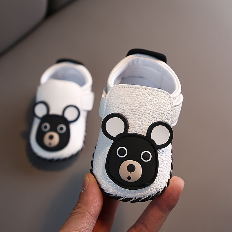 Cartoon Sneakers for Baby Boys Lightweight Non Slip Shoes