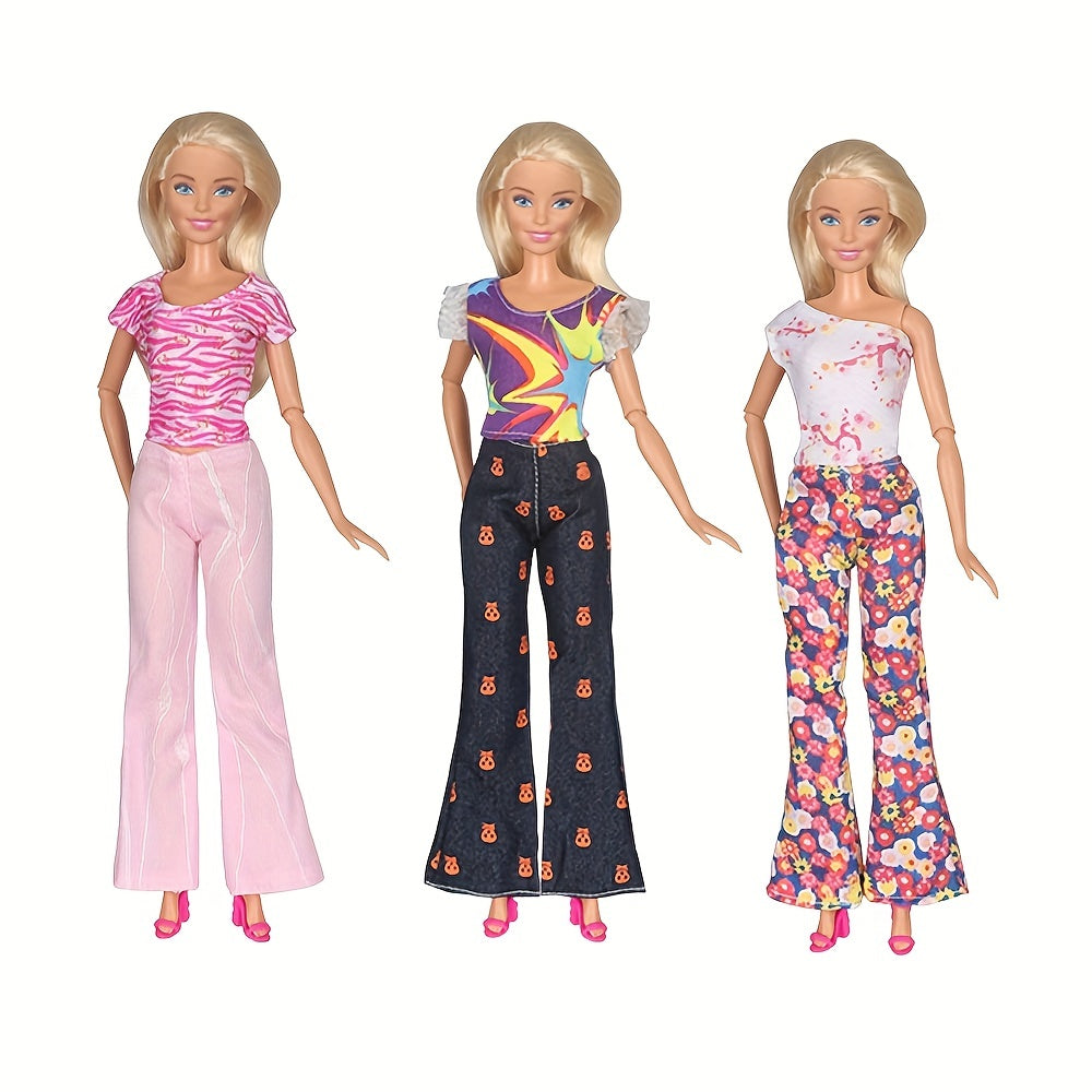 10 Sets Doll Clothes & Accessories for 11.5 Inch Girl Doll