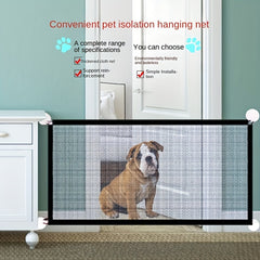 Mesh Pet Dog Gate Fence Folding Enclosure Child Safety Barrier