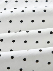 Kids Polka Dot Long Sleeve Shirt Cardigan