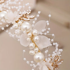 Faux Pearl Hair Hoop Bridal Wedding Headband