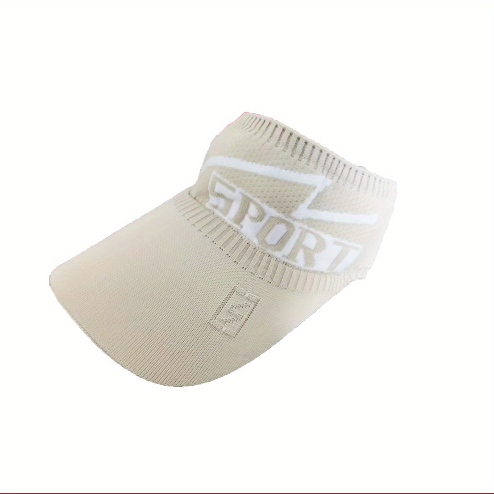 Jacquard Visor Hat Elastic Knitted Golf Cap Lightweight Sun Hats for Women