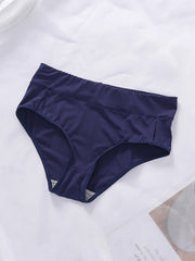 3 Pack Plus Size Panties Set Soft Solid Comfort Briefs