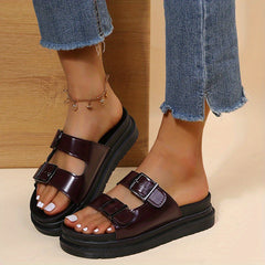 Thick Sole Sports Sandals Open Toe Slides