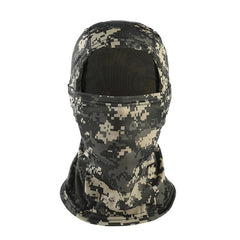 Camo Balaclava Hooded Face Mask in Khaki/CP