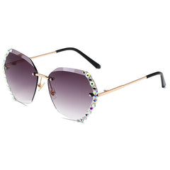 Women's Rimless Zicron Sunglasses