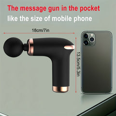 Mini Handheld Muscle Massage Gun - Deep Tissue Vibration Massager