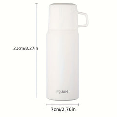 450ml Vacuum Flask With Cup Lid Insulated Water Bottle for Hot/Cold Beverages