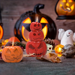 Large Pumpkin Candle Resin Silicone Molds for Halloween Party Home Decor