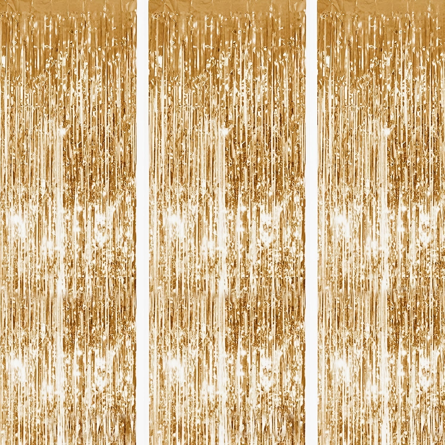 Golden Rain Curtain Wedding Decoration
