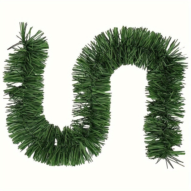 1pc Christmas Wreath Green Decor Outdoor/Indoor Use