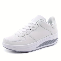 Women's Wedge Sneakers Height Increased Lightweight Walking Shoes