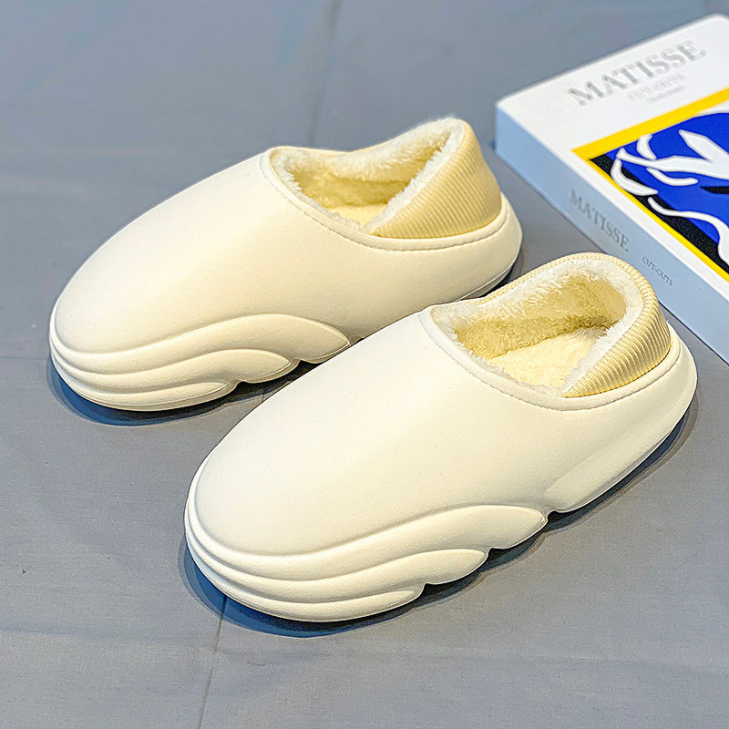 Men's Thickened Warm Cotton Home Slippers