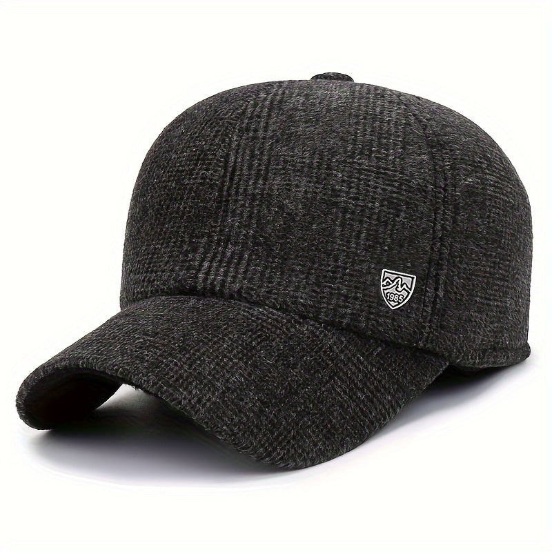 Winter Ear Protection Woolen Hat Outdoor Skiing Cap Coldproof Windproof Velvet