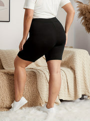 High Rise Skinny Hip Lifting Sports Shorts