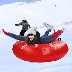 Inflatable Skiing Ring Skiing Pad Winter Outdoor Sports 47inch 55inch