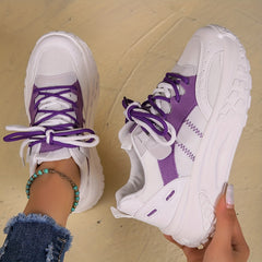 Women's Breathable Chunky Sneakers Comfortable Sport Shoes
