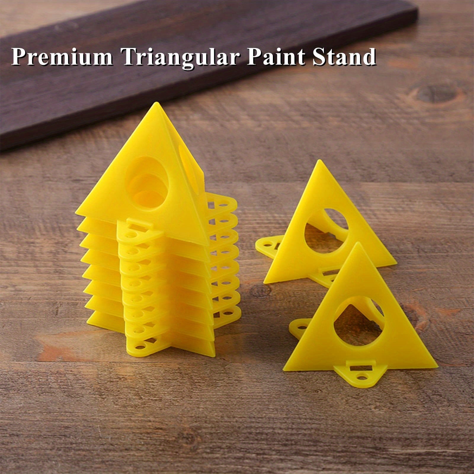 16pcs Pyramid Stands for Painting Canvases Doors Cabinets & More