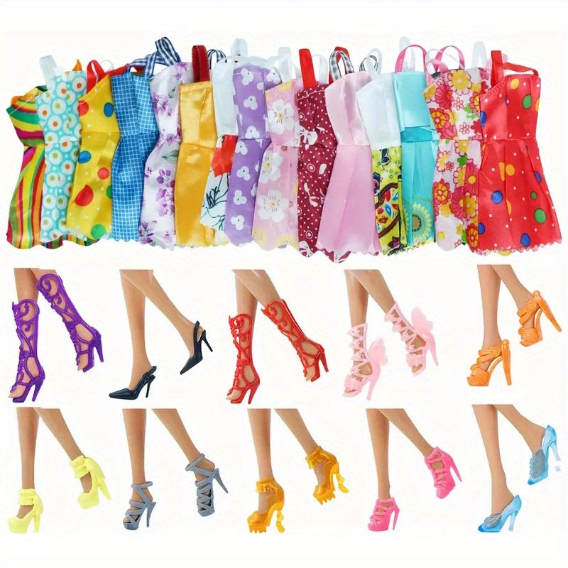 YADIYADI 38pcs Doll Accessories Set Complete Outfit for 29 Dolls